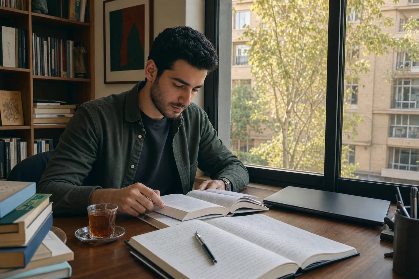 مطالعه در یک خانهٔ امروزی ایرانی